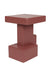 Bijzettafel Blast Marsala MDF Rood 35x35 cm-Bijzettafels-Creating Home