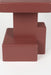 Bijzettafel Blast Marsala MDF Rood 35x35 cm-Bijzettafels-Creating Home