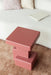 Bijzettafel Blast Marsala MDF Rood 35x35 cm-Bijzettafels-Creating Home