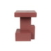Bijzettafel Blast Marsala MDF Rood 35x35 cm-Bijzettafels-Creating Home