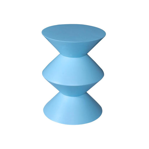 Bijzettafel Blauw Mangohout 33 cm-Bijzettafels-Starfurn