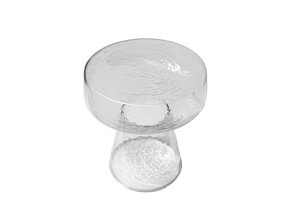 Bijzettafel Bo Glas Transparant 37cm