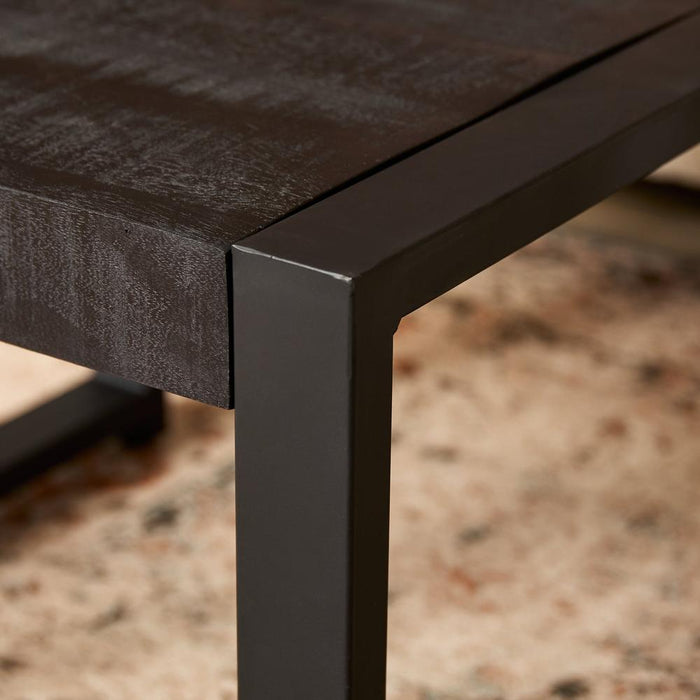 Bijzettafel Boaz Zwart - 60 cm-Bijzettafels-Starfurn