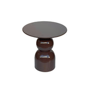 Bijzettafel Brix Bijzettafel Metaal Bruin 49 cm 49.5x49.5x52.5 cm-Bijzettafels-Livingfurn
