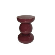 Bijzettafel Brix Bijzettafel Metaal Paars 33 cm 33x33x50 cm-Bijzettafels-Livingfurn