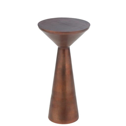 Bijzettafel Bronze Aluminium 33 cm 33x33x64 cm-Bijzettafels-J-Line
