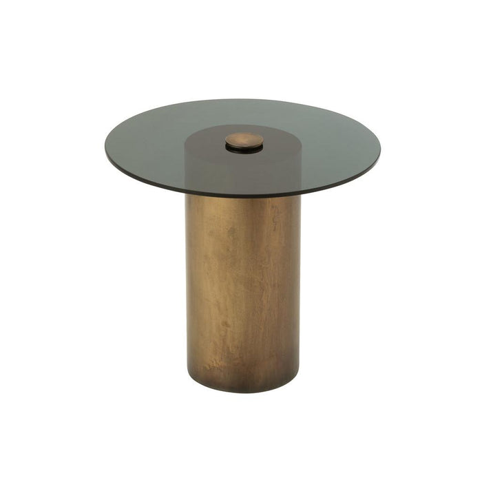 Bijzettafel Bronze ijzer 51 cm 51x51x46 cm-Bijzettafels-J-Line