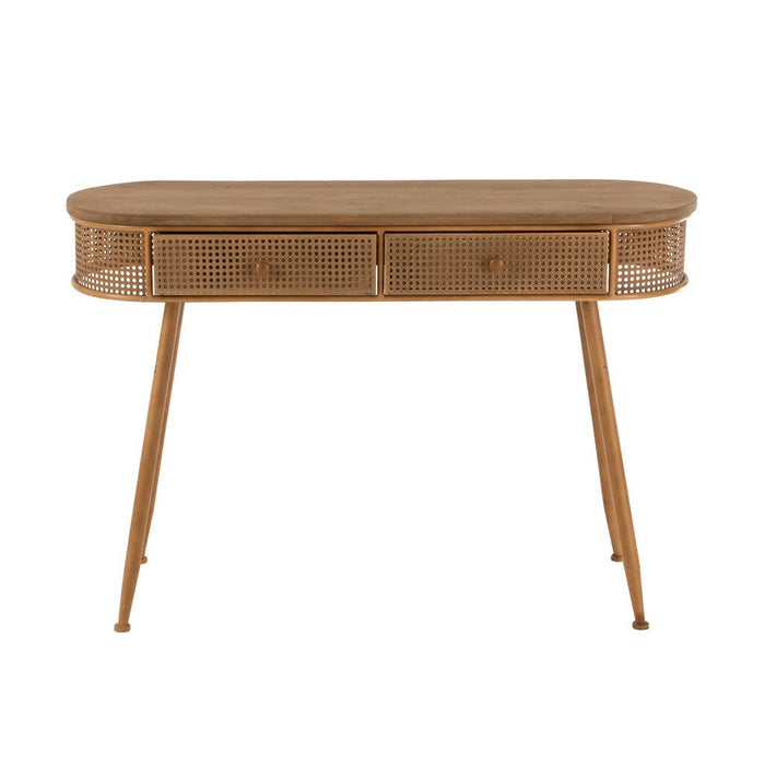 Bijzettafel Bruin Fir hout 40x120 cm-Bijzettafels-J-Line