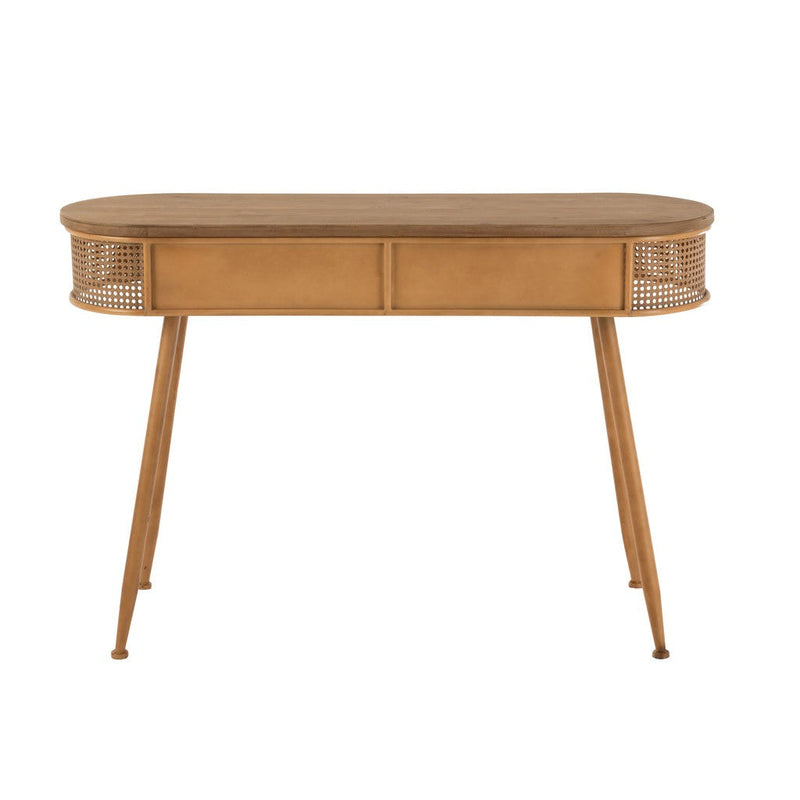 Bijzettafel Bruin Fir hout 40x120 cm-Bijzettafels-J-Line