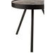 Bijzettafel Bruin Ijzer 45 cm-Bijzettafels-J-Line