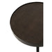 Bijzettafel Bruin Ijzer 50 cm-Bijzettafels-J-Line