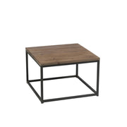 Bijzettafel Bruin Ijzer 60 cm 60x60x41 cm-Bijzettafels-J-Line