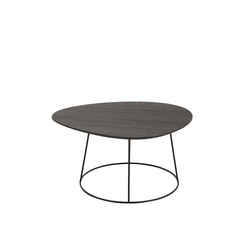 Bijzettafel Bruin Ijzer Ovaal 54 cm 54.5x58.5x35 cm-Bijzettafels-J-Line