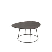 Bijzettafel Bruin Ijzer Ovaal 54 cm 54.5x58.5x35 cm-Bijzettafels-J-Line