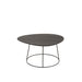 Bijzettafel Bruin Ijzer Ovaal 54 cm-Bijzettafels-J-Line