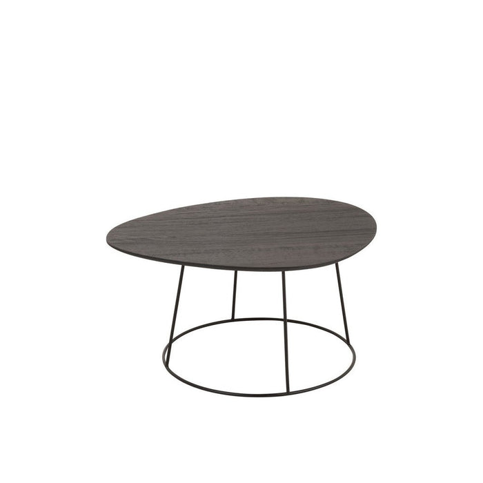 Bijzettafel Bruin Ijzer Ovaal 54 cm-Bijzettafels-J-Line