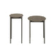 Bijzettafel Bruin ijzer Rond 43 cm 43x43x48 cm-Bijzettafels-J-Line
