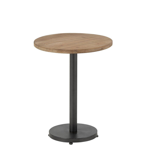 Bijzettafel Bruin Ijzer Rond 48 cm 47.5x48x62 cm-Bijzettafels-J-Line