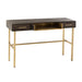 Bijzettafel Bruin Mdf 43x120 cm-Bijzettafels-J-Line
