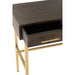 Bijzettafel Bruin Mdf 43x120 cm-Bijzettafels-J-Line