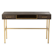 Bijzettafel Bruin Mdf 43x120 cm-Bijzettafels-J-Line