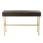 Bijzettafel Bruin Mdf 43x120 cm-Bijzettafels-J-Line