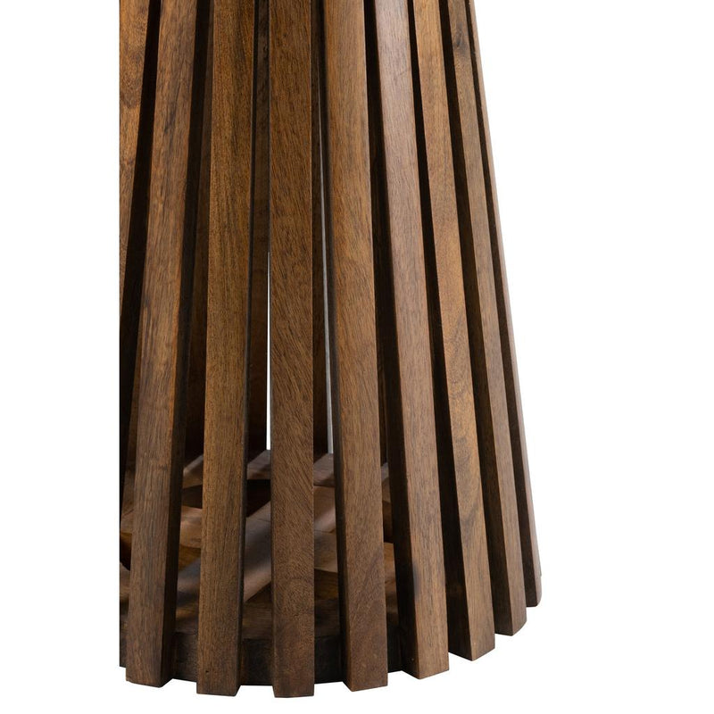 Bijzettafel Bruin Metaal 40 cm 40x40x52 cm-Bijzettafels-J-Line