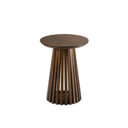 Bijzettafel Bruin Metaal 40 cm 40x40x52 cm-Bijzettafels-J-Line