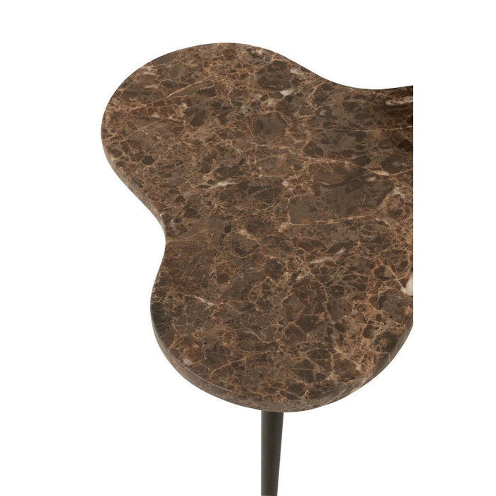 Bijzettafel Bruin ijzer 61 cm 61x61x55 cm-Bijzettafels-J-Line