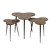 Bijzettafel Bruin ijzer 61 cm 61x61x55 cm-Bijzettafels-J-Line