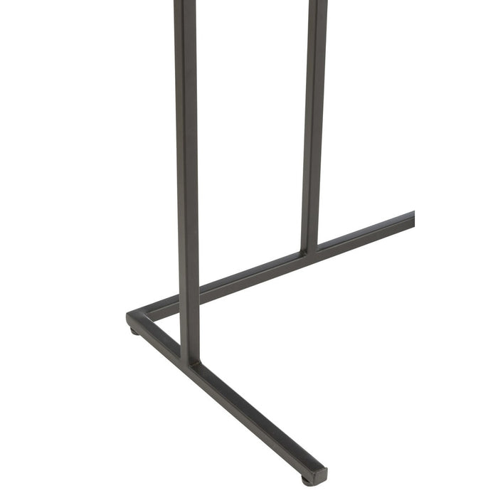 Bijzettafel Bruin ijzer Rechthoekig 36x50 cm-Bijzettafels-J-Line
