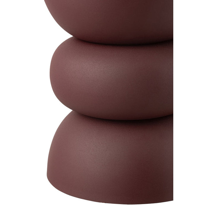 Bijzettafel Burgundy Ijzer 32 cm-Bijzettafels-J-Line