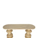 Bijzettafel Callain Mangohout Beige 33x106 cm-Bijzettafels-PTMD