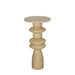 Bijzettafel Callain Mangohout Beige 40 cm-Bijzettafels-PTMD