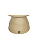Bijzettafel Callain Mangohout Beige 45 cm-Bijzettafels-PTMD
