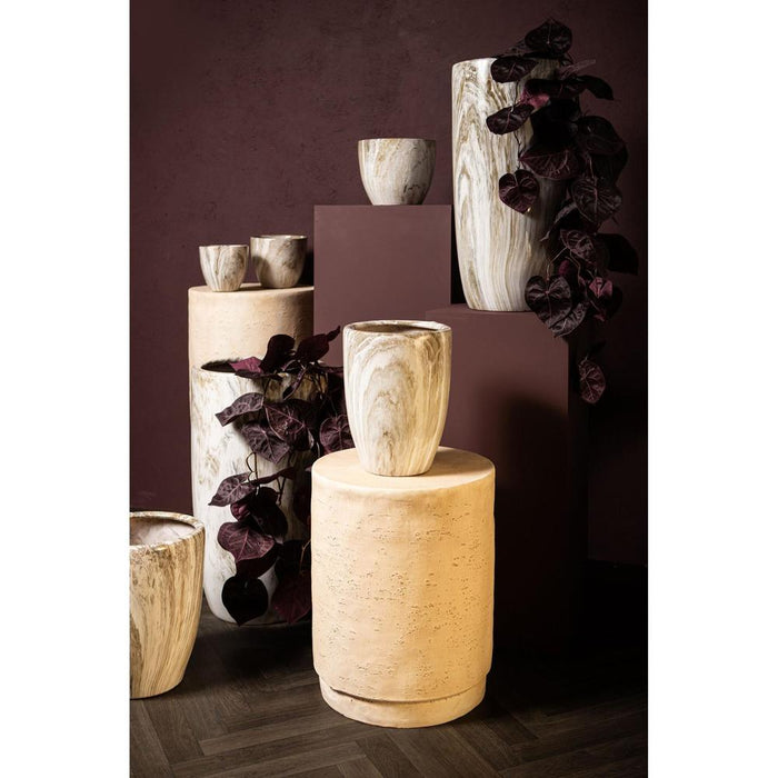 Bijzettafel Chandar MgO Crème 45 cm-PTMD