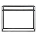 Bijzettafel Consoletafel DANIËL 120 Staal Zwart 120x30x90cm-Bijzettafels-Spinder
