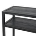 Bijzettafel Consoletafel DANIËL 120 Staal Zwart 120x30x90cm-Bijzettafels-Spinder