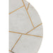 Bijzettafel Crème Marmer 41 cm 41x41x46 cm-Bijzettafels-J-Line