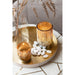 Bijzettafel Crème Marmer 41 cm-Bijzettafels-J-Line