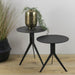 Bijzettafel DALEY LOW Staal Zwart 38x38x38cm Spinder Design-Bijzettafels-Spinder