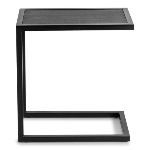 Bijzettafel DANIËL Staal Zwart 30x50x54cm Spinder Design-Bijzettafels-Spinder