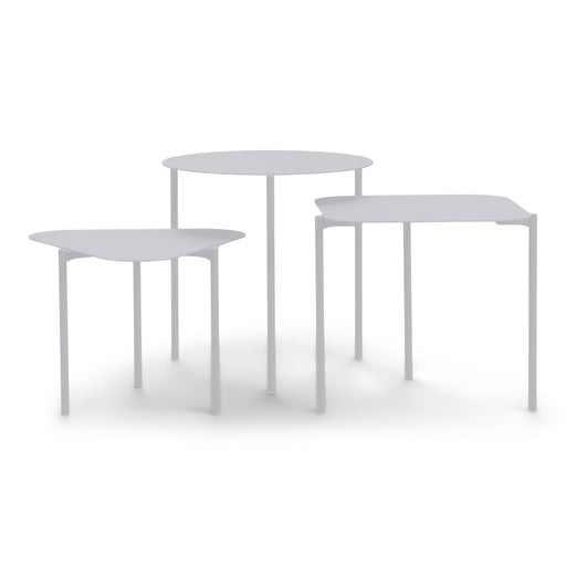 Bijzettafel DO-RE-MI Staal Grijs 42x44x32.5cm Spinder Design-Bijzettafels-Spinder