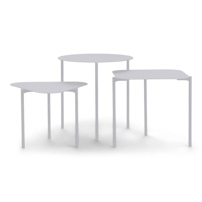 Bijzettafel DO-RE-MI Staal Grijs 42x44x32.5cm Spinder Design-Bijzettafels-Spinder