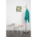 Bijzettafel Daven White Set van 2 Hout Wit Ø50x50 cm-Bijzettafels-Creating Home