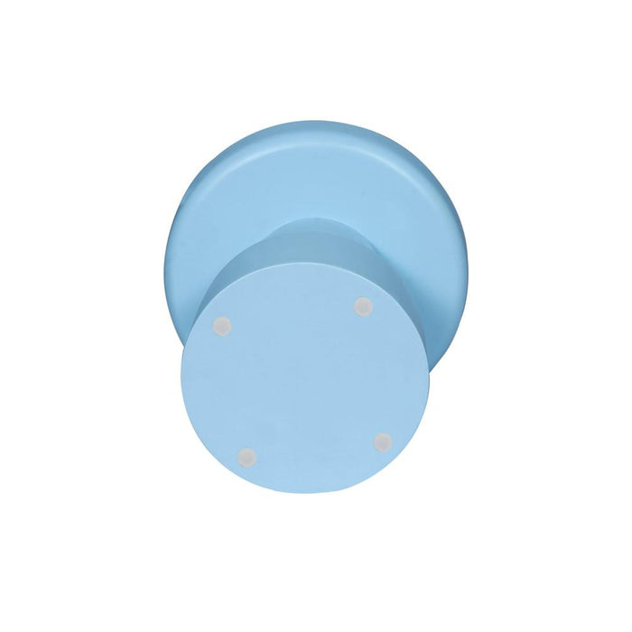 Bijzettafel Drum Blauw Mangohout 40 cm-Bijzettafels-Starfurn