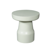 Bijzettafel Drum Groen Mangohout 40 cm 40x40x42 cm-Bijzettafels-Starfurn