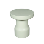 Bijzettafel Drum Groen Mangohout 40 cm 40x40x42 cm-Bijzettafels-Starfurn