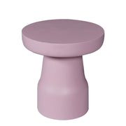 Bijzettafel Drum Roze Mangohout 40 cm 40x40x42 cm-Bijzettafels-Starfurn