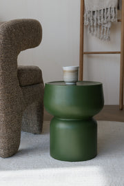 Bijzettafel Eline MGO Groen Ø30x36 cm-Bijzettafels-Creating Home